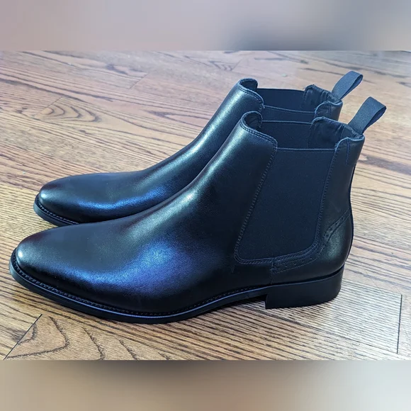 Aldo | Shoes | Aldo Men Black Dress Boots Size 5 | Poshmark display picture 1